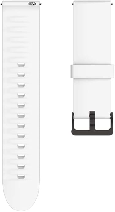 Silicone Replacement Soft Band Wristbands Straps with Stainless Steel Buckle Compatible for Quican ID208 Plus 1.8 Inches Smart Watch