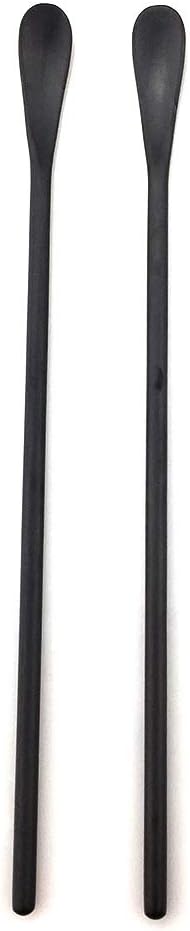 JASHII Matte Long Handle Spoon Cocktail Mixing Stirring Spoons Iced Tea Coffee Spoons with 8.6 inch Long Handle Brushed SUS304 Stainless Steel, 6-Piece