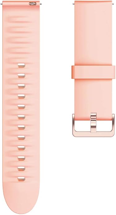 Silicone Replacement Soft Band Wristbands Straps with Stainless Steel Buckle Compatible for Quican ID208 Plus 1.8 Inches Smart Watch