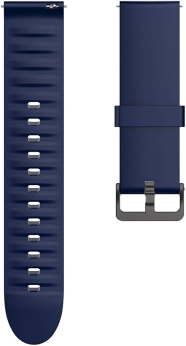 Silicone Replacement Soft Band Wristbands Straps with Stainless Steel Buckle Compatible for Quican ID208 Plus 1.8 Inches Smart Watch