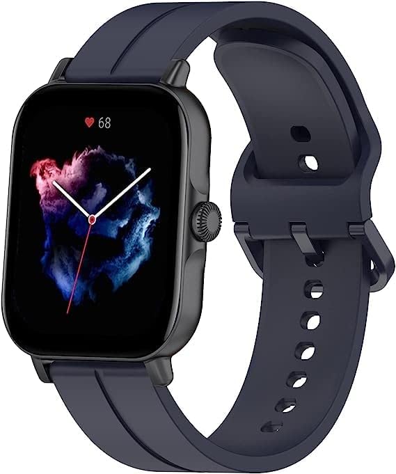 RuenTech Compatible with LOJUSIMEH Smart Watch Band Women&Men, Soft Silicone Waterproof Sport Strap Replacement Wristbands for LOJUSIMEH 1.9" Smartwatch Fitness Tracker
