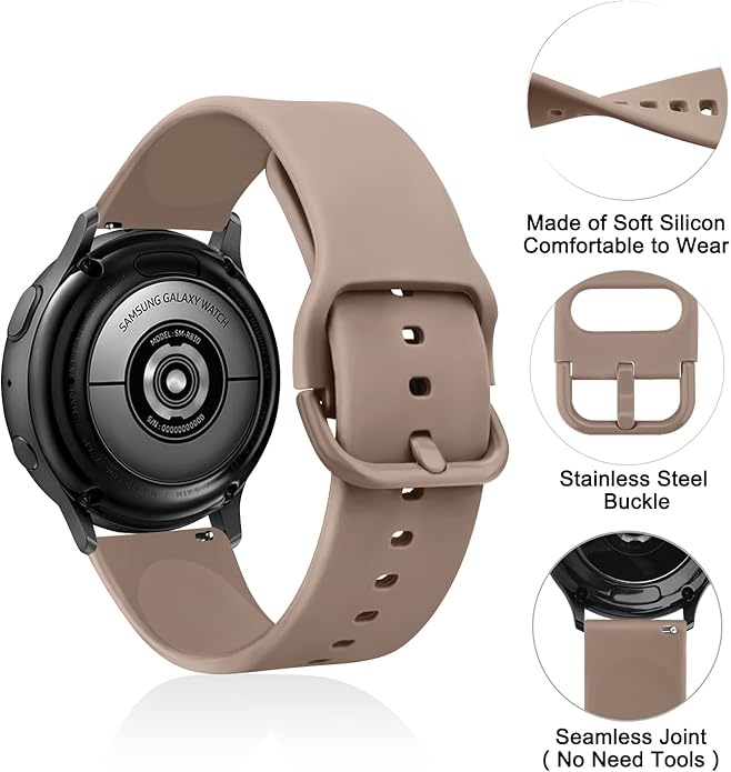AK Band for Amazfit GTS 4 / GTS 4 Mini / GTS 3 / GTS 2 / GTS 2e / GTS 2 mini / GTS / GTR mini Bands, 20mm Soft Replacement Sport Strap for Amazfit Bip 3 / Bip 3 Pro / Bip U Pro / Bip / Bip Lite / Bip S / Bip S lite / Bip U Smart Watch Women Men