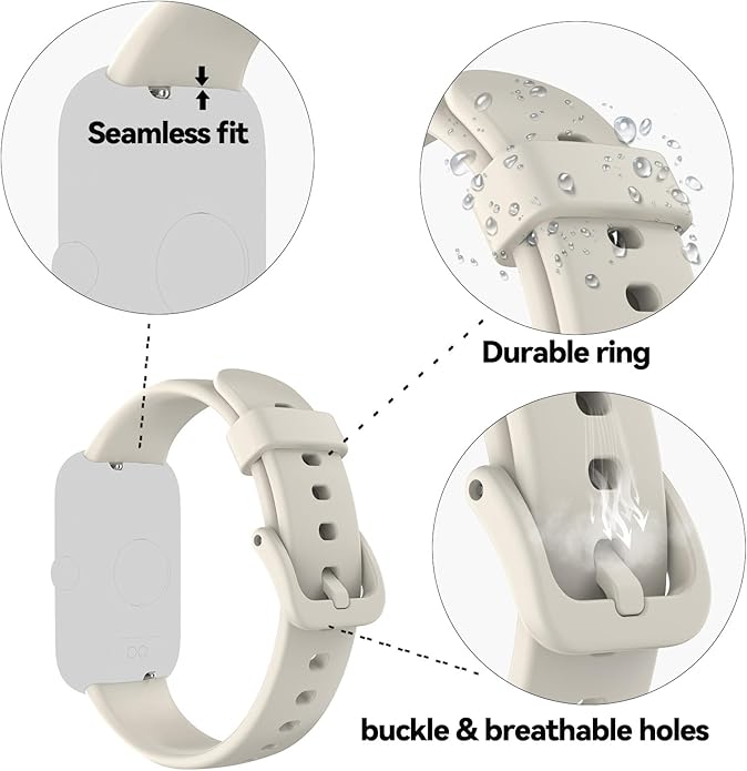 ALB1 Fitness Tracker Watch Silicone Replacement Bands Straps Compatible Watch, Quick Release 16mm Bands Watch