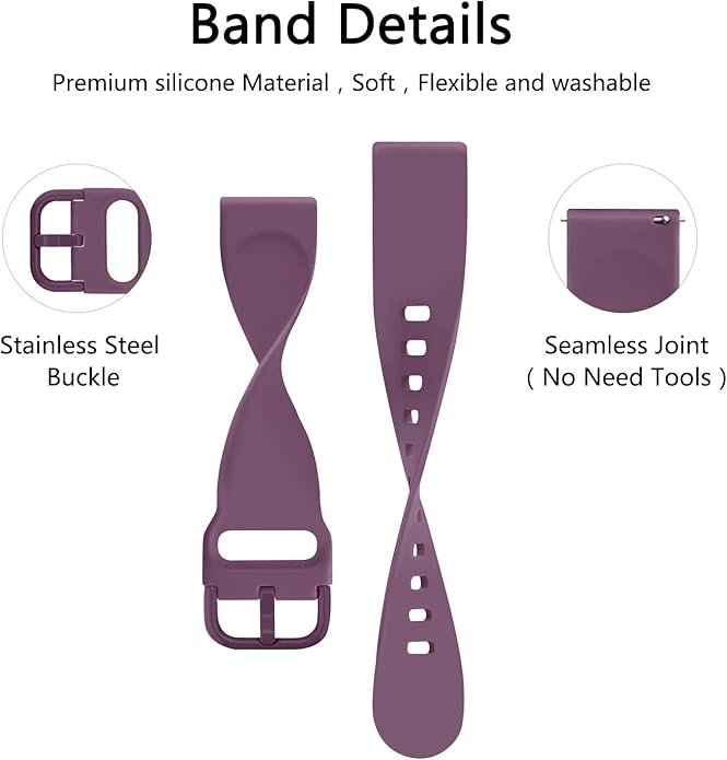 AK Band for Amazfit GTS 4 / GTS 4 Mini / GTS 3 / GTS 2 / GTS 2e / GTS 2 mini / GTS / GTR mini Bands, 20mm Soft Replacement Sport Strap for Amazfit Bip 3 / Bip 3 Pro / Bip U Pro / Bip / Bip Lite / Bip S / Bip S lite / Bip U Smart Watch Women Men