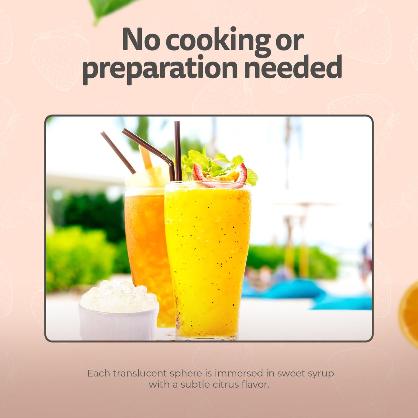 Fanale Crystal Agar Boba Jelly Ball, Ready to Serve, Soft Chew Texture, Instant Boba Pearls for Bubble Tea, Frozen Yogurt, Shaved Ice & Dessert’s Topping