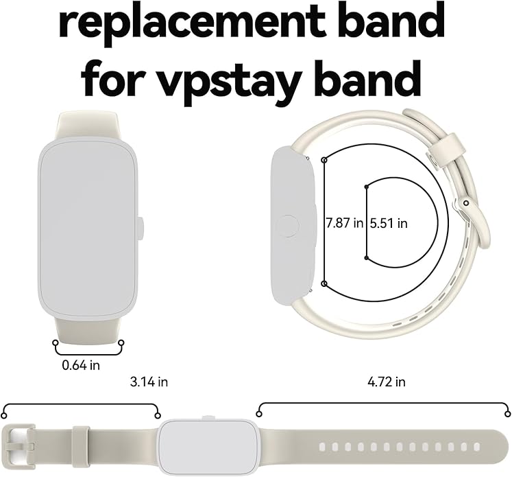 ALB1 Fitness Tracker Watch Silicone Replacement Bands Straps Compatible Watch, Quick Release 16mm Bands Watch