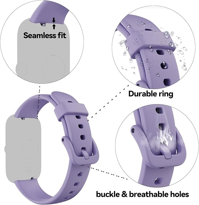 ALB1 Fitness Tracker Watch Silicone Replacement Bands Straps Compatible Watch, Quick Release 16mm Bands Watch