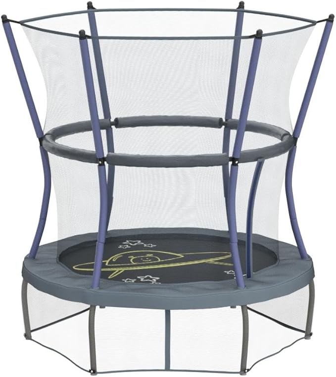 Skywalker Trampolines Mini Trampoline with Enclosure Net