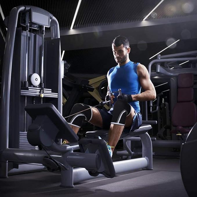 AEOLOS Knee Sleeves (1 Pair),7mm Compression Knee Braces for Heavy-Lifting,Squats,Gym and Other Sports (Medium, Black)