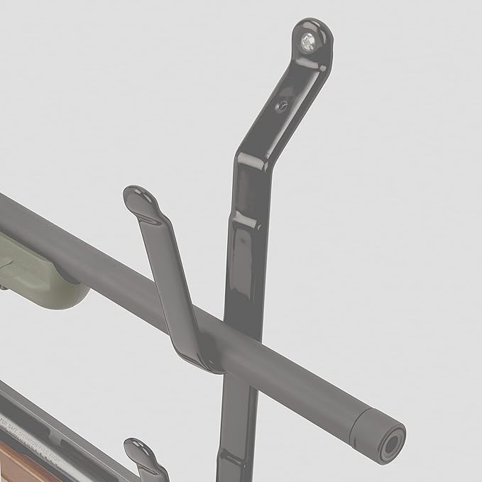 Allen Company Shotgun, Rifle, and Bow Truck Rear Window Gun Rack - Firearm Mount for Car or Wall - Adjustable Design - Black