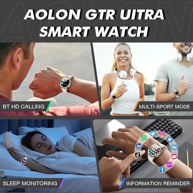 Smart Watch for Men Women (Answer/Make Calls), 1.46" IPS HD Screen, Fitness Tracker, 100+ Sport Modes, Blood Oxygen/Sleep/Heart Rate Monitor, IP67 Waterproof for Android iOS, Champagne Gold