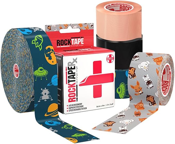 RockTape Original 2-Inch Water-Resistant Kinesiology Tape