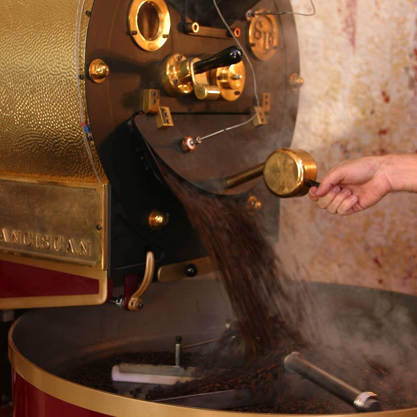 Sarasota Coffee Ground Salted Caramel | Medium Roast Gourmet Flavored Coffee Grounds | Low Acid, Mold Free, Specialty Grade Flavored Bulk Ground Coffee | 5lb (80 oz)