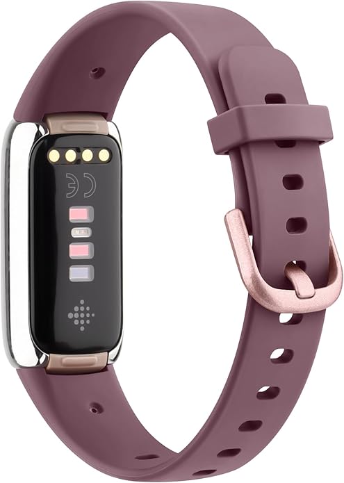 AK Sport Band Compatible with Fitbit Luxe Bands for Women Men, Soft Silicone Replacement Sport Straps Wristbands for Fitbit Luxe Fitness and Wellness Tracker