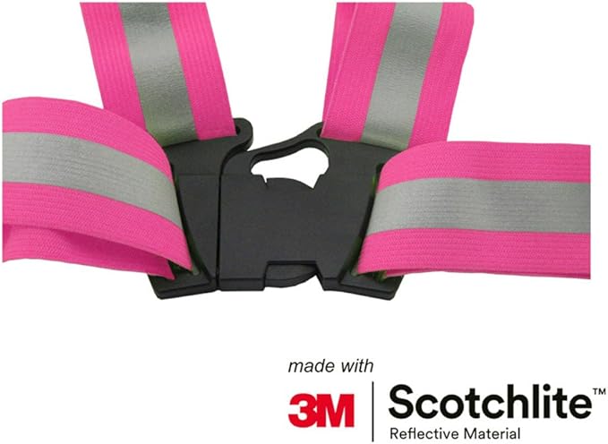 Salzmann Reflective Cross Belt Vest | Highly Reflective with Adjustable Straps | Made with 3M Scotchlite