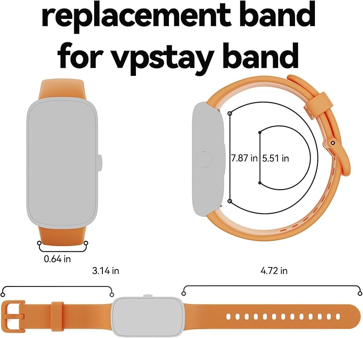 ALB1 Fitness Tracker Watch Silicone Replacement Bands Straps Compatible Watch, Quick Release 16mm Bands Watch