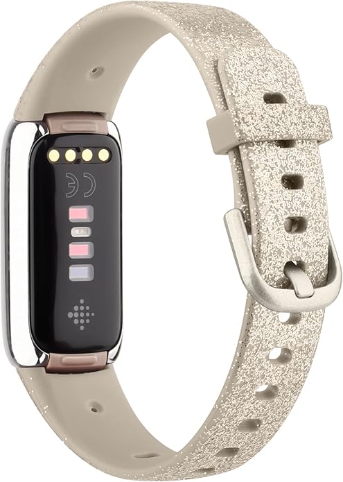 AK Sport Band Compatible with Fitbit Luxe Bands for Women Men, Soft Silicone Replacement Sport Straps Wristbands for Fitbit Luxe Fitness and Wellness Tracker
