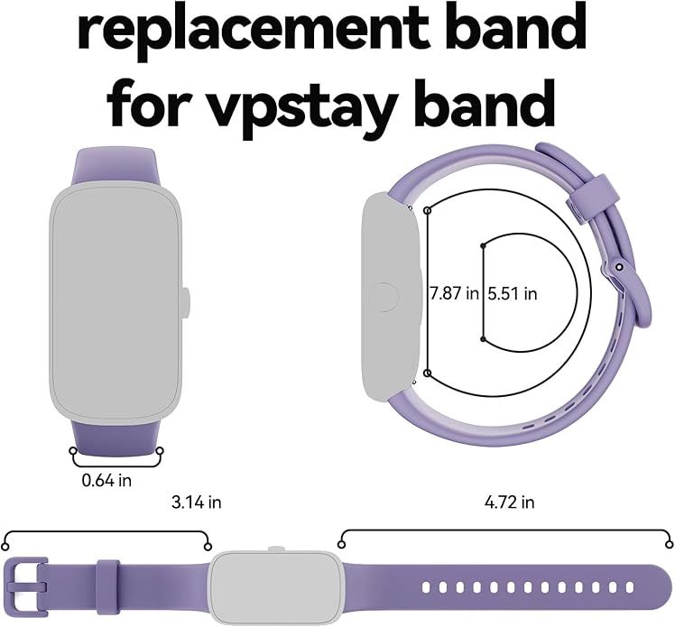 ALB1 Fitness Tracker Watch Silicone Replacement Bands Straps Compatible Watch, Quick Release 16mm Bands Watch