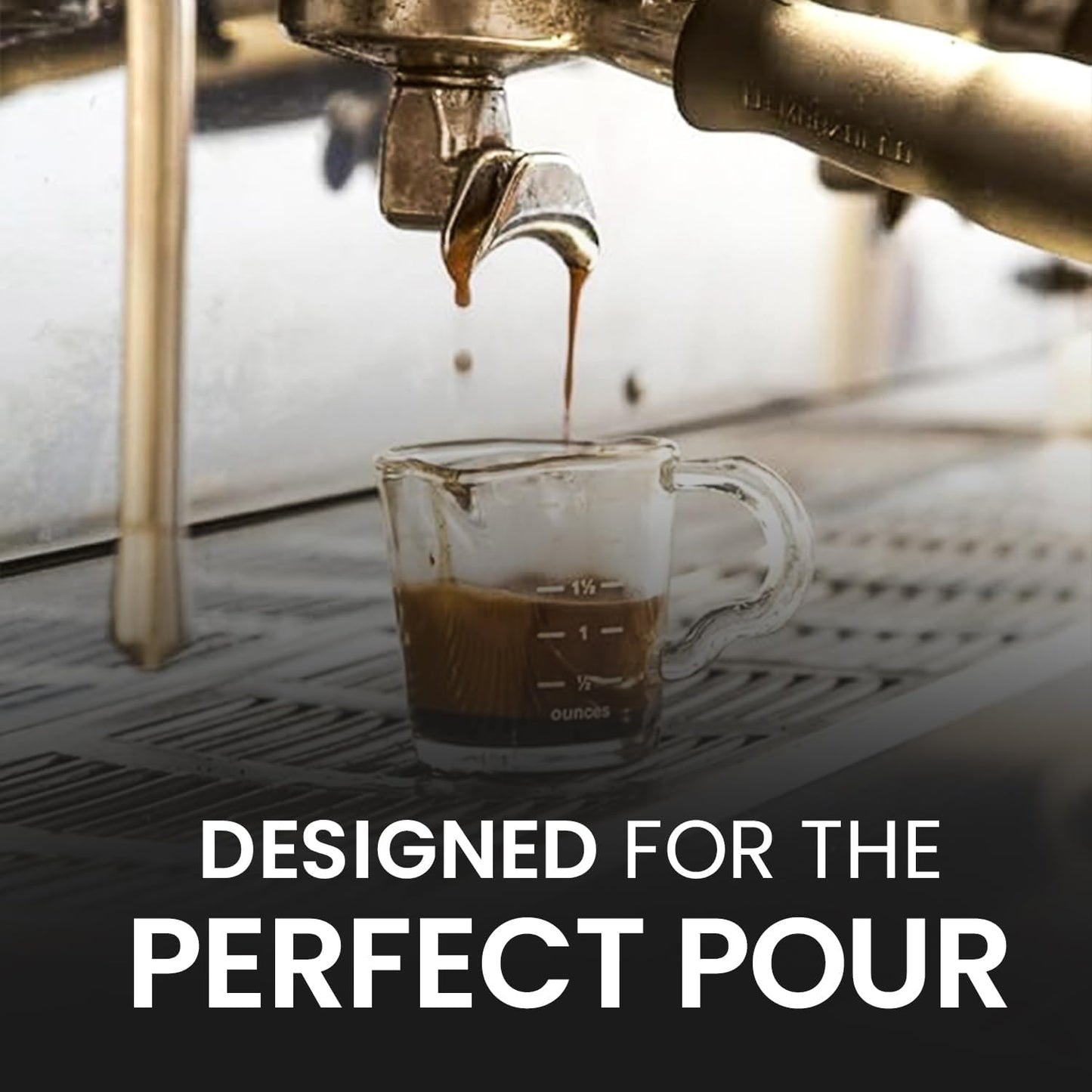 Rattleware 3 oz Espresso Shot Glass Pitcher β Double Spouted Genuine Barista Measuring Cup with Graduations in ml & oz β High-Volume, Commercial-Grade for Swift Espresso Pouring & Precision