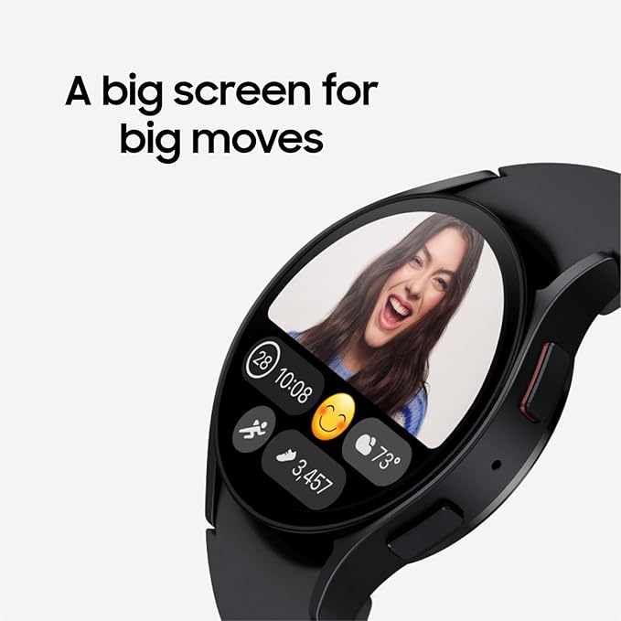 SAMSUNG Galaxy Watch 6 44mm LTE , Fitness Tracker, Personalized HR Zones, Advanced Sleep Coaching, Heart Monitor, BIA Sensor for Health Wellness Insights, Big Screen, US Version, Silver (Renewed)