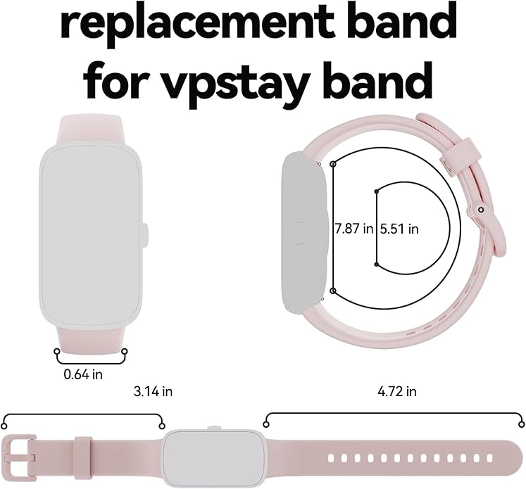 ALB1 Fitness Tracker Watch Silicone Replacement Bands Straps Compatible Watch, Quick Release 16mm Bands Watch
