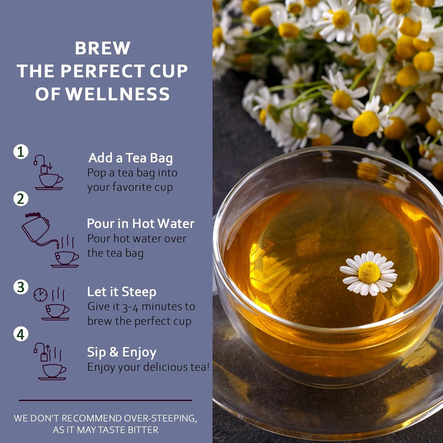Life Plus Style Gourmet Sweet Dreams Calming Herbal Tea Organic Peppermint Natural Herbal Fennel Tea Caffeine Free Chamomile Tea Hot or Iced Soothing Blend Sleep Relax Supports Wellness 60 Tea Bags