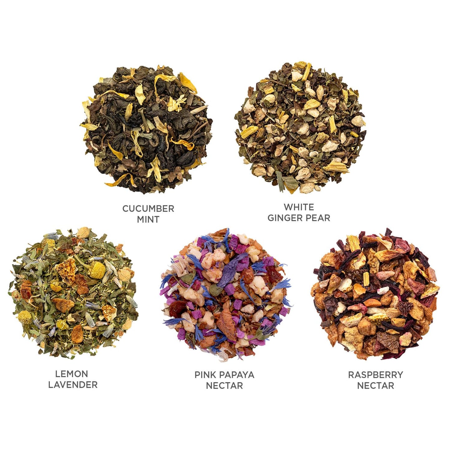 Tea Forte Mariposa Premium Tea Petite Presentation Box Tea Gift Sampler, 10 Count, 1 of Each Variety Individually Wrapped Handcrafted Pyramid Infuser Bags