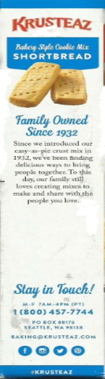 Krusteaz Cookie Mix, Butter Vanilla Sugar Cookie Mix, 14 Ounce Box (Pack of 2)