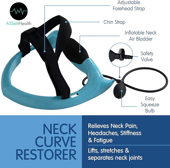 AllSett Health Posture Neck Exercising Cervical Spine Hydrator Pump