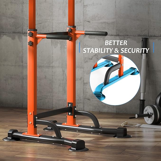 SogesPower Power Tower Dip Station Pull Up Bar