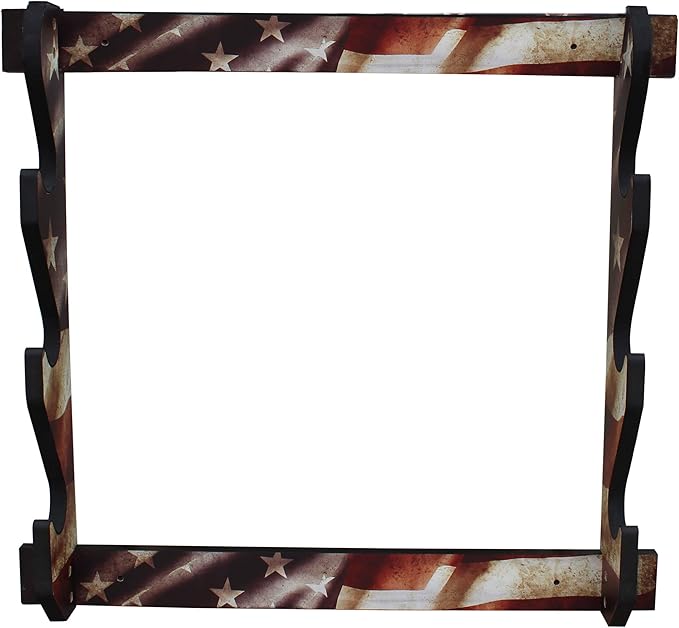 Rush Creek Creations | Indoor Gun Rack for up to 3 Rifles or Shotguns, Premium Wood Construction with Scratch-Resistant Finish Gun Storage for Firearms, Alternative for Gun Safe for Rifles and Pistols