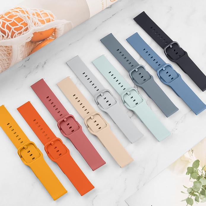 AK Band for Amazfit GTS 4 / GTS 4 Mini / GTS 3 / GTS 2 / GTS 2e / GTS 2 mini / GTS / GTR mini Bands, 20mm Soft Replacement Sport Strap for Amazfit Bip 3 / Bip 3 Pro / Bip U Pro / Bip / Bip Lite / Bip S / Bip S lite / Bip U Smart Watch Women Men