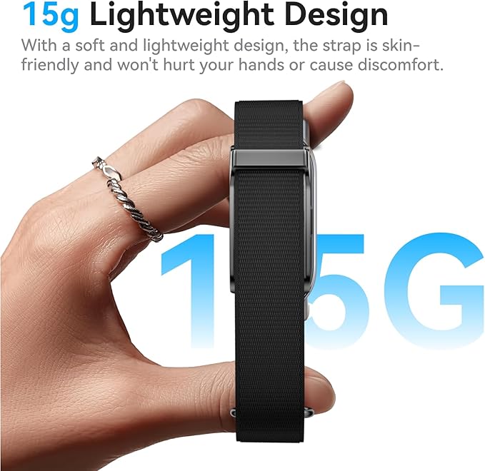 Smart Health Wristband, All Weather Activity & Fitness Tracker with 120+ Sports Step Calorie Counter, Heart Rate Monitoring, 1ATM Waterproof, Free App & Lifetime Updates, 2 Pack Bands(Black)