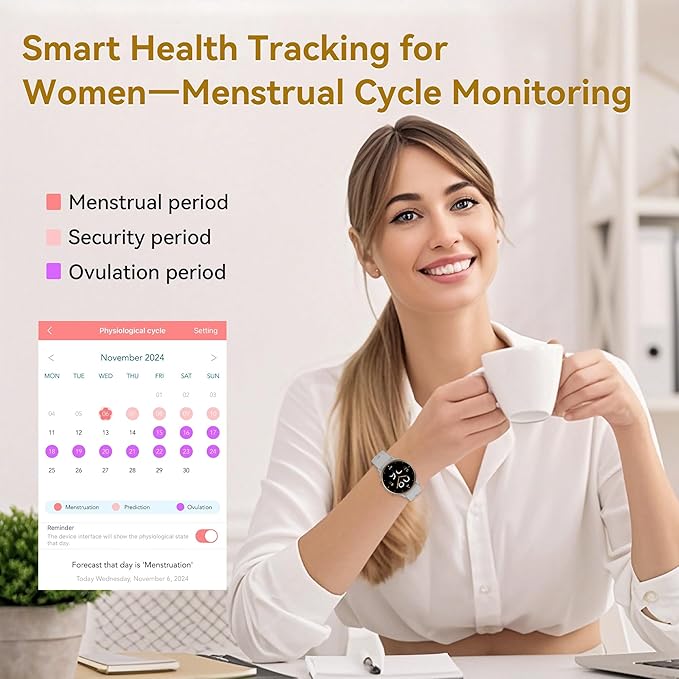 Smart Watches for Women, Fitness Tracker with Heart Rate & SpO2 Monitor, IP67 Waterproof Activity Tracker for Men & Women, Smart Watch for Android Phones and iPhone Compatible (Gray)