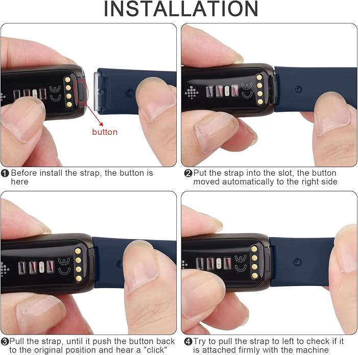 AK Sport Band Compatible with Fitbit Luxe Bands for Women Men, Soft Silicone Replacement Sport Straps Wristbands for Fitbit Luxe Fitness and Wellness Tracker