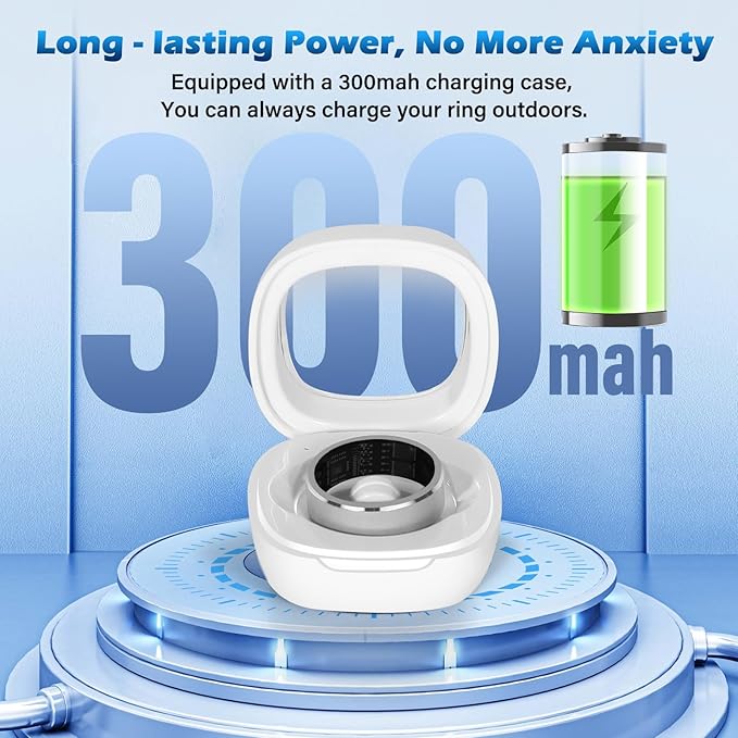Smart Ring Health Fitness Tracker for Women Men
