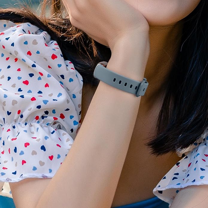 AK Sport Band Compatible with Fitbit Luxe Bands for Women Men, Soft Silicone Replacement Sport Straps Wristbands for Fitbit Luxe Fitness and Wellness Tracker