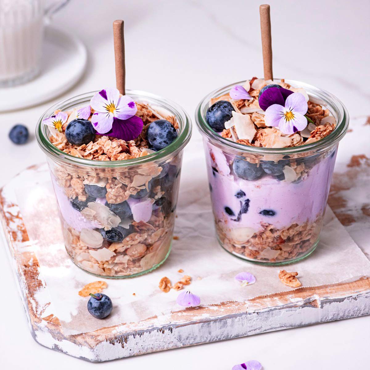 Suncore Foods Organic Indigo Blueberry Powder, Purple Food Coloring Powder, Gluten-Free, Non-GMO, 5oz (1 Pack)