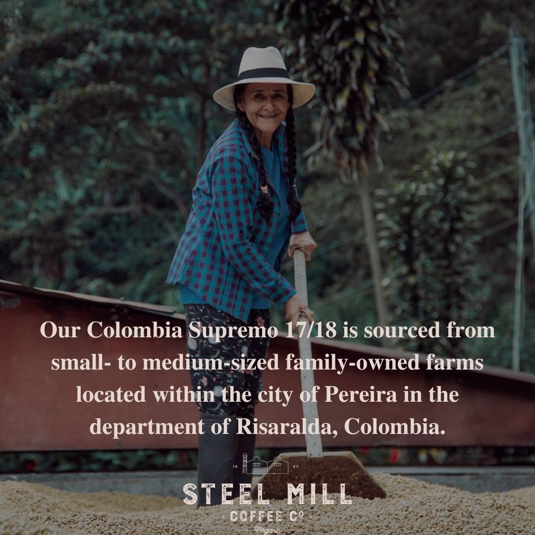 Steel Mill Coffee Co. - White Chocolate Raspberry Truffle Flavored Coffee - Ground - Regular - Medium Roast - 100% Arabica Beans - Vegan - Gluten-Free - Sugar-Free - 2lb Bag