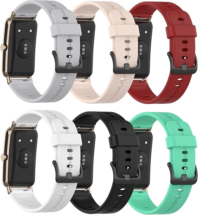 RuenTech Compatible with MorePro HM08 Replacement Bands, Adjustable Straps Soft Silicone Wristband Accessories for MorePro HM08 Fitness Tracker