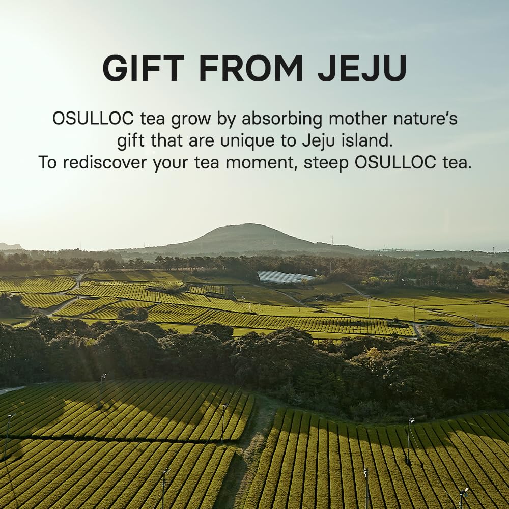 OSULLOC Sweet Hibiscus (Lemon & Cinnamon flavor), Decaffeinated Herbal tea, Relaxing Fruit Blended Hibiscus tea, Premium Tea bags from Jeju Island, 20 count, 1.27 oz