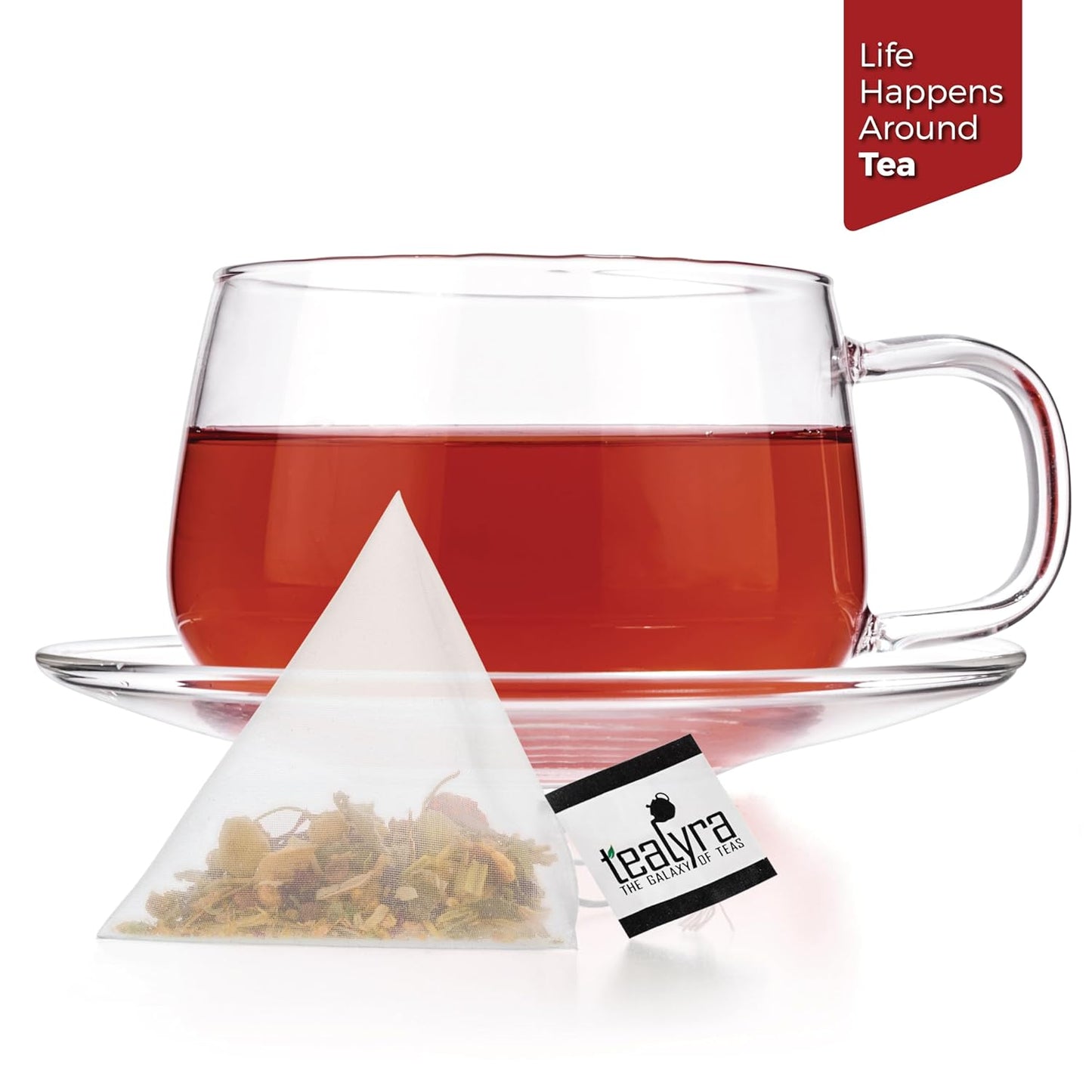 Tealyra - Scandinavian Wild Berry - 25 Bags - Black Currant - Goji Berry - Hibiscus Health Tonic - Loose Leaf Tea - Relaxing - Caffeine-Free - 25 Sachets