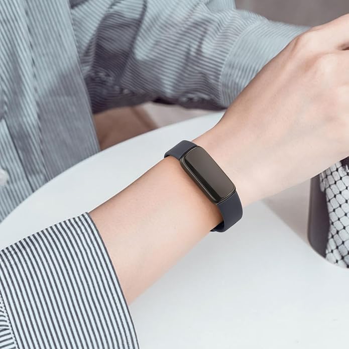 AK Sport Band Compatible with Fitbit Luxe Bands for Women Men, Soft Silicone Replacement Sport Straps Wristbands for Fitbit Luxe Fitness and Wellness Tracker