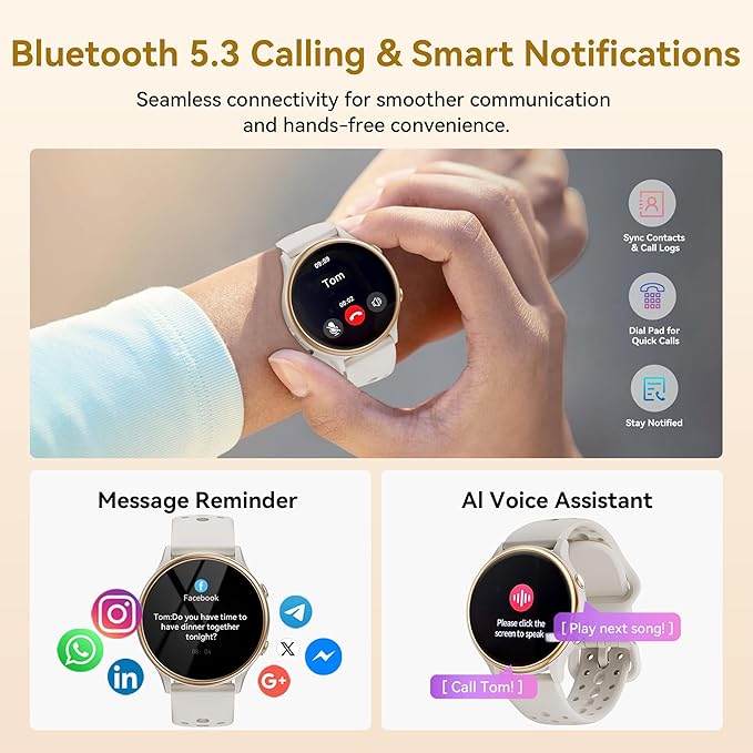 Smart Watches for Women, Fitness Tracker with Heart Rate & SpO2 Monitor, IP67 Waterproof Activity Tracker for Men & Women, Smart Watch for Android Phones and iPhone Compatible (Gray)