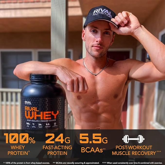 Rivalus Rivalwhey – Strawberry Creme 2lb - 100%