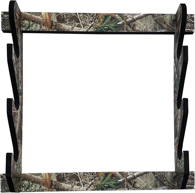 Rush Creek Creations | Indoor Gun Rack for up to 3 Rifles or Shotguns, Premium Wood Construction with Scratch-Resistant Finish Gun Storage for Firearms, Alternative for Gun Safe for Rifles and Pistols