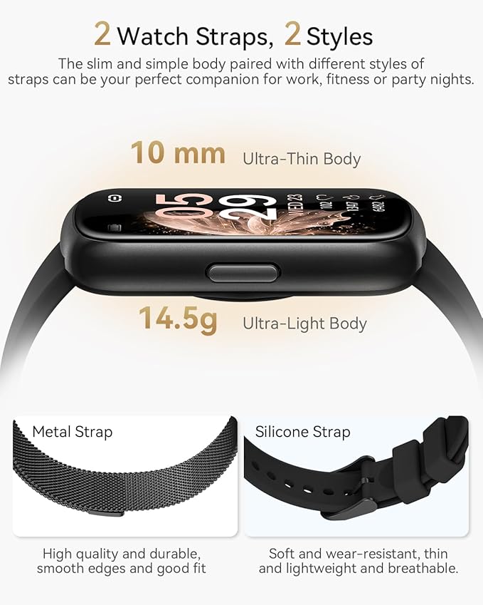 RUXINGX Fitness Watches for Women/Men, 20+ Sport Modes Fitness Tracker, Smart Watches for Women/Men with Steps/Calories Burned/Distance Tracker, Android Smart Watch for Phones