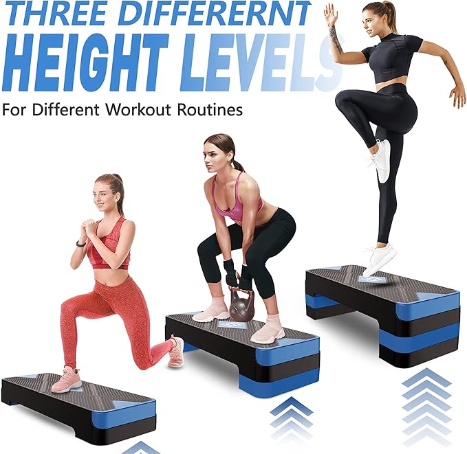 Aerobic Exercise Step 26.5" Step 4†6†6†8†8†Adjustable