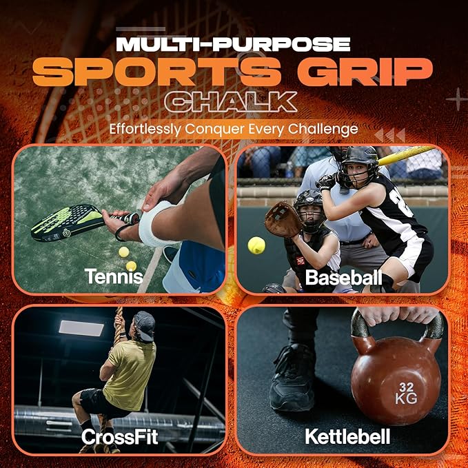 Rock Climbing Chalk 340g - Magnesium Carbonate Chalk for Bouldering | Pre-Filled Refill Chalk for Weightlifting, Gymnastics & Gym