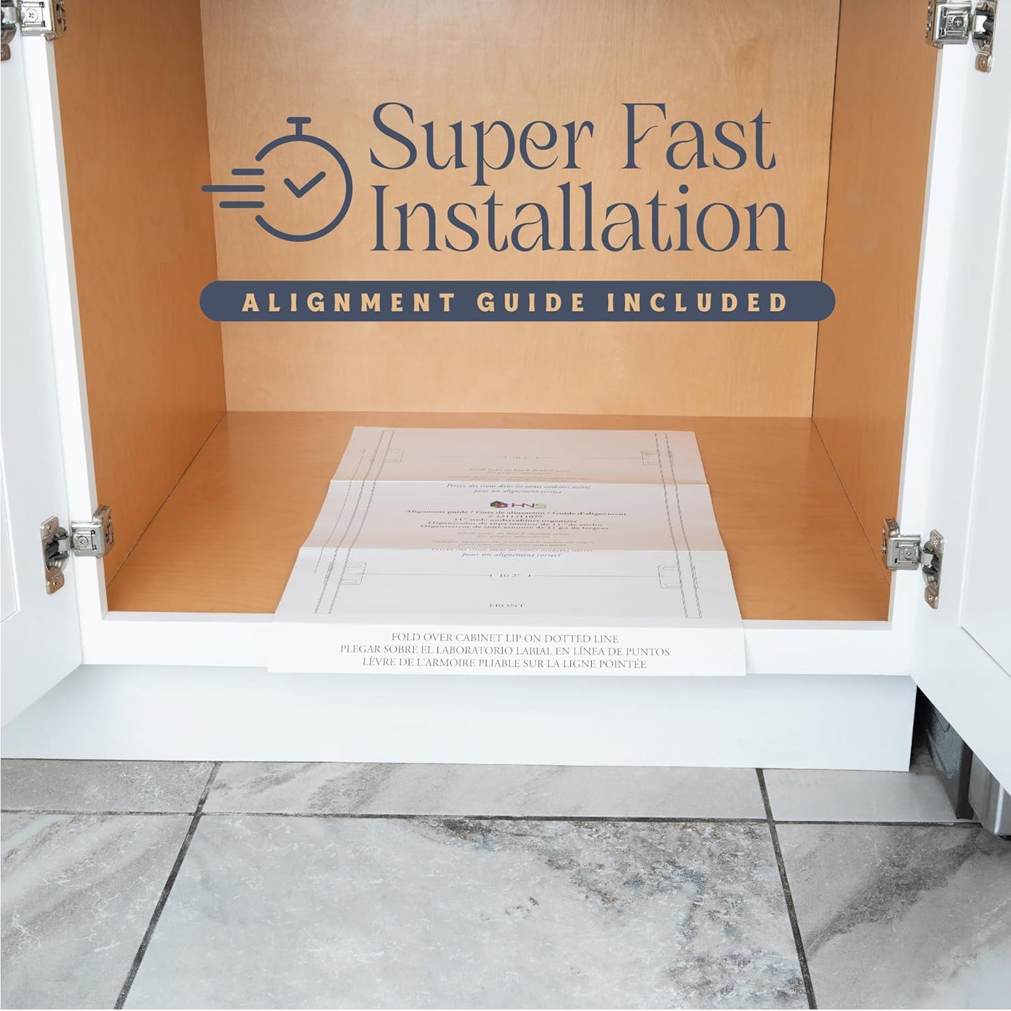 HOLDN’ STORAGE Pull Out Cabinet Organizer, Heavy Duty Caddy w/Lifetime Limited Warranty - 8”W x 21”D - Requires At Least 9-1/4” Cabinet Opening, Steel Metal Cabinet Drawers Slide Out, Chrome